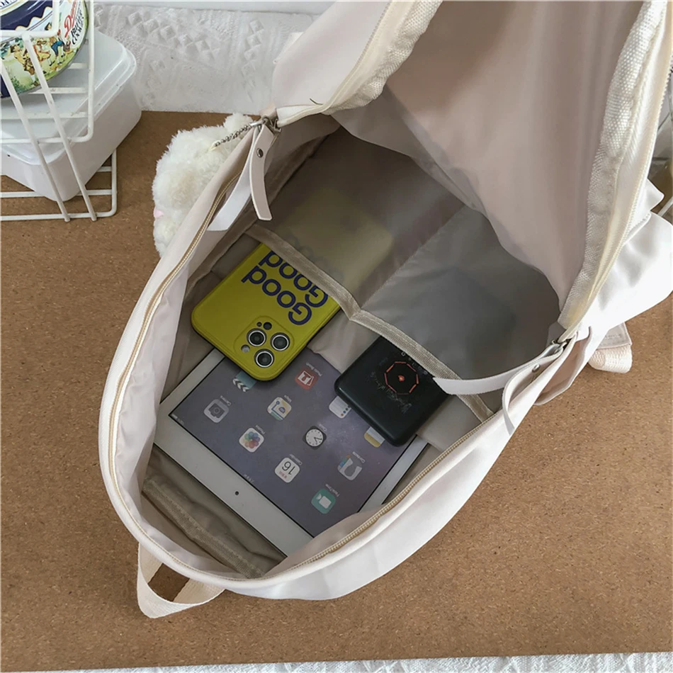 Милый школьный рюкзак кошельки для девочек-подростков Женский нейлоновый мягкий