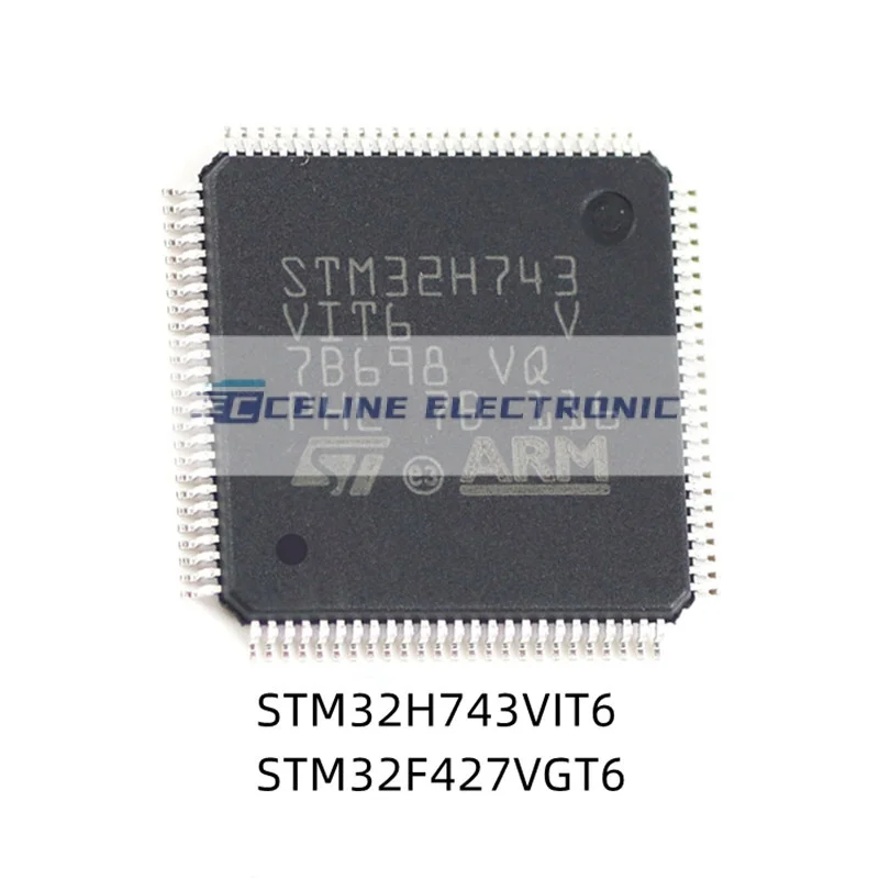 

(1piece)100% New STM32H743VIT6 STM32F427VGT6 STM32H743 VIT6 STM32F427 VGT6 QFP-100 Chipset