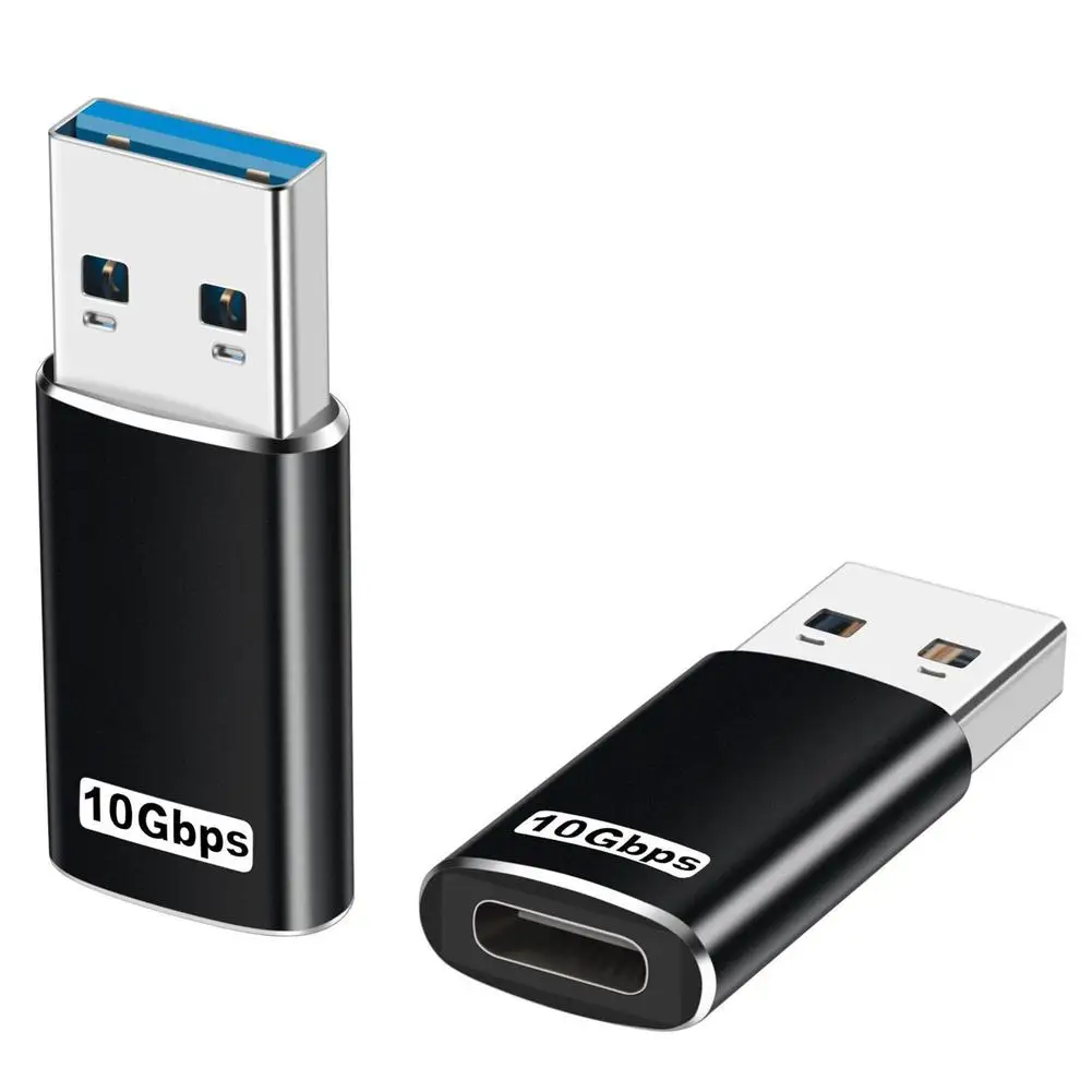 

Usb 3.1 Type-C адаптер из алюминиевого сплава с Usb на Type-c преобразователь Быстрая зарядка высокоскоростной передачи Otg адаптер