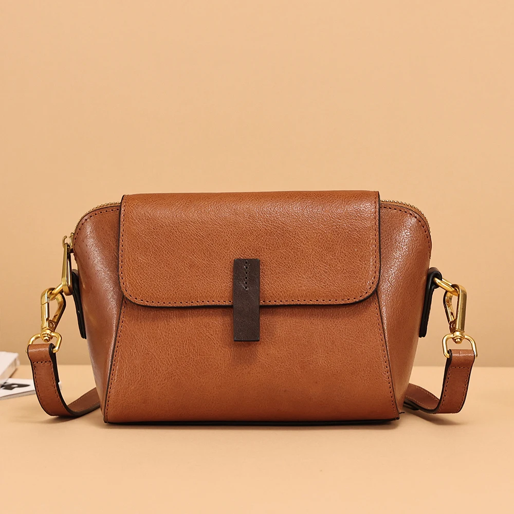 Сумка на плечо JOGUJOS женская из натуральной воловьей кожи маленький Повседневный