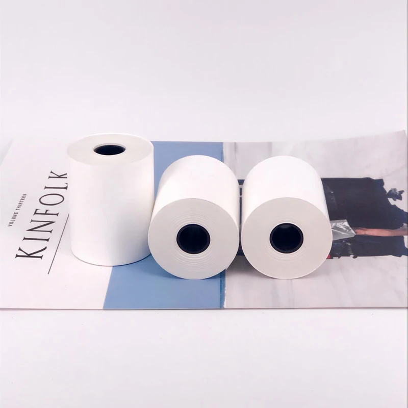 

3 Pcs 80mm Thermal Sticker Paper Roll with Self-Adhesive for Peripage A3 Mini Pocket Photo Notes Printer Paper
