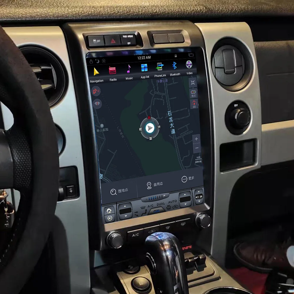 Для Tesla Style AndroidGPS навигационный DVD-плеер для Ford Raptor F150 2009-2014 авторадио стерео