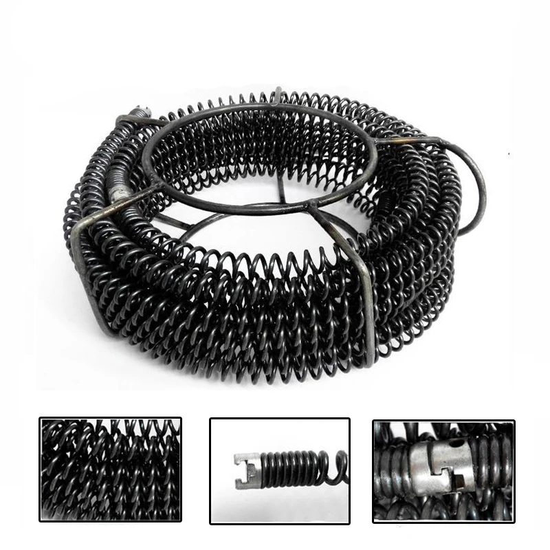 Дренажная дренажная труба 20 м машина для канализации удлинительная пружина