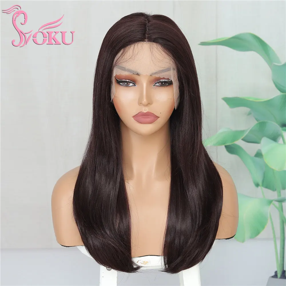 Natural Middle Part Hair Wigs For Women Daily Use