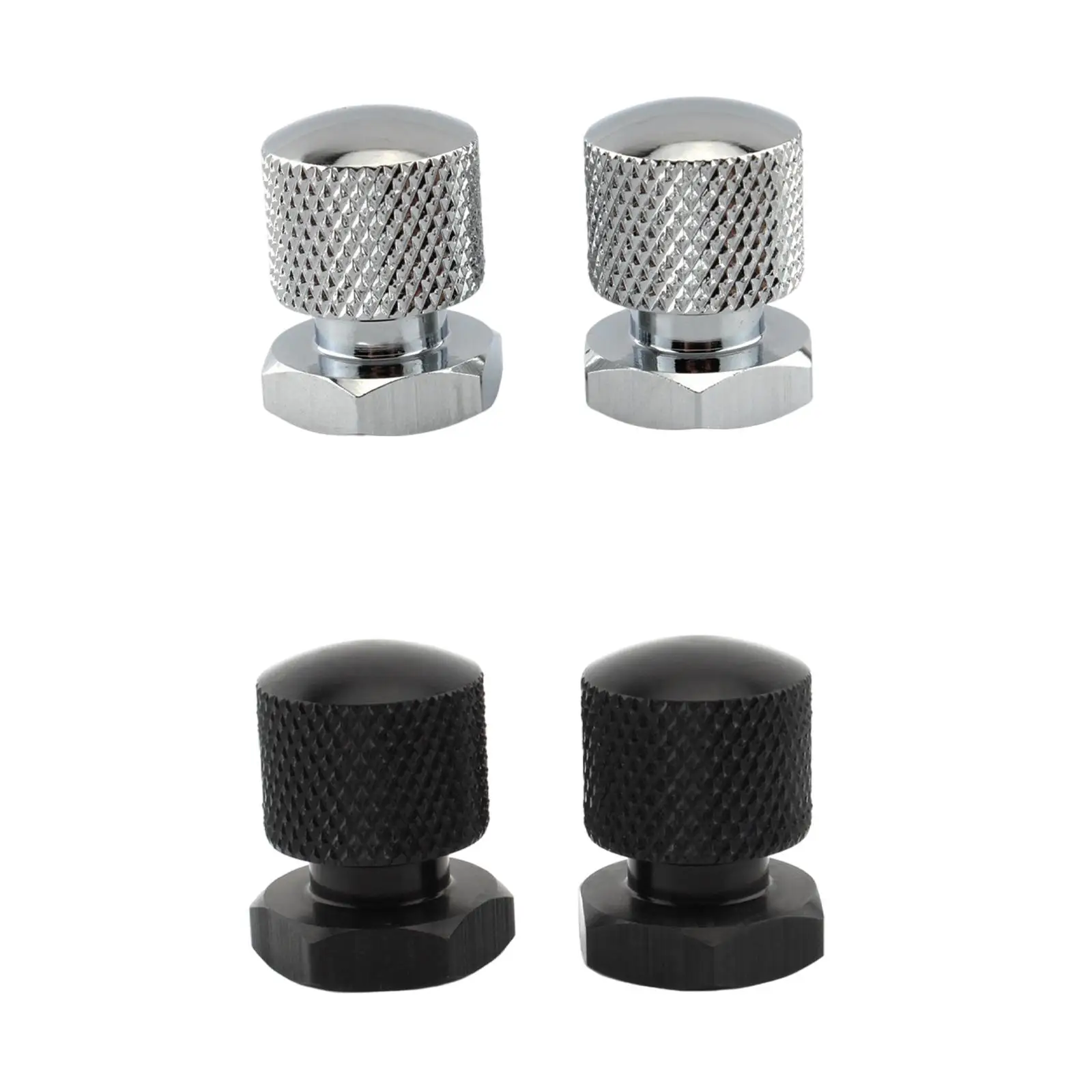 

Pair of Solo Seat Nuts Kit Dual Holes Decorations Mounting Nuts Fit for Harley Road Glide 2018-2022 Supplies for Harley Touring