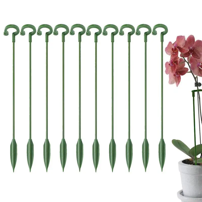

Plant Sticks Support 10 Pack Plant Support Plant Stakes Plant Support Holder Flower Pot Climbing Trellis For Small Plant Flower