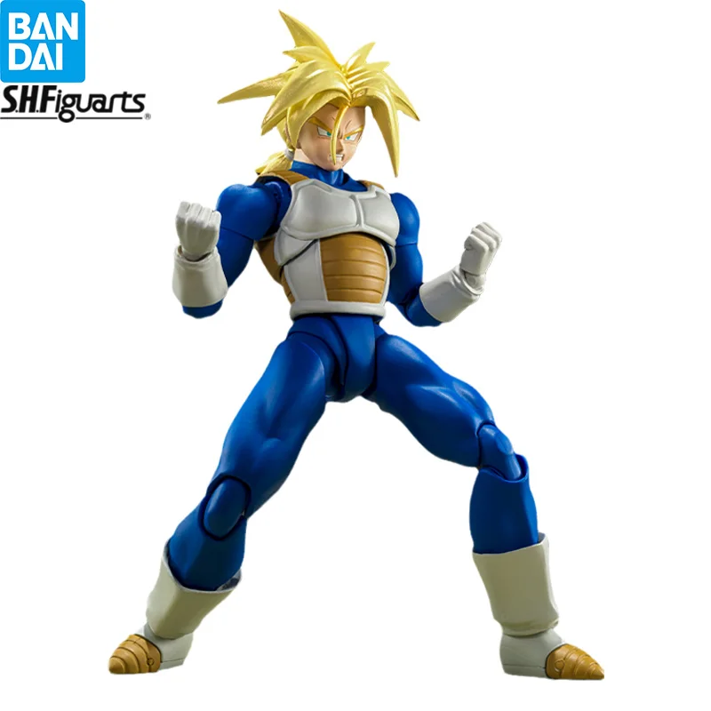 

Bandai Dragon Ball Z S.H.Figuarts Super Saiyan Trunks Torankusu Hidden Super Power Anime Figure Action Model Brinquedos Toys Gif