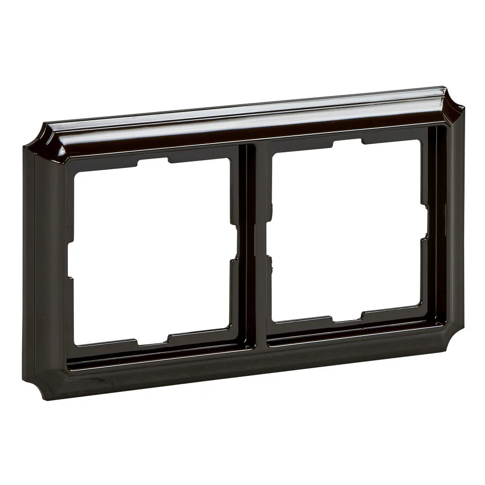 SE Merten SD Antik Темно-коричневый пластик Рамка 2-ая