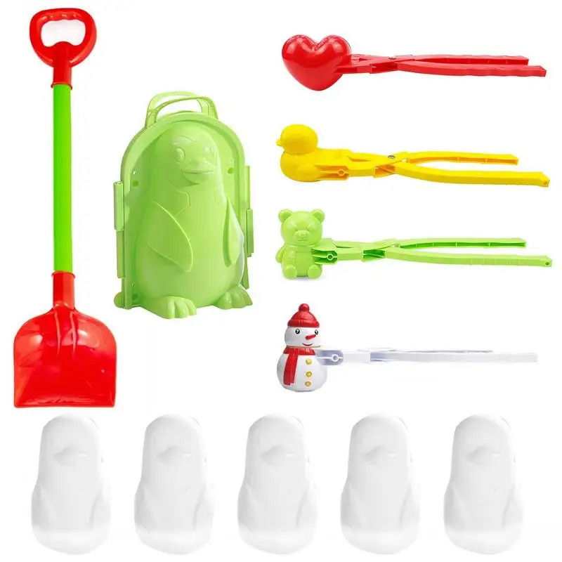 

Maker Kit Snow Ball Makers For Kids Outdoor Winter Play Snow Toys For Adults And Kids With Shape Of Snowman Penguin