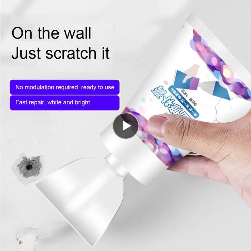 

Mouldproof Wall Repair Cream Quick-drying Wall Mending Agent 150g Repair Paste 2023 Putty Patch Construction Tool Dirt Cover Hot