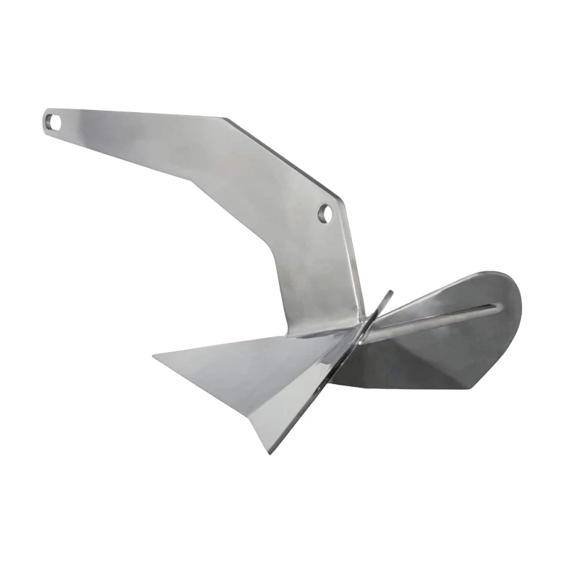 

316 Stainless Steel 11lb 5kg Versatile Delta Style Anchor for Pontoon, Fishing Boats, Sport Boats, Sailboats
