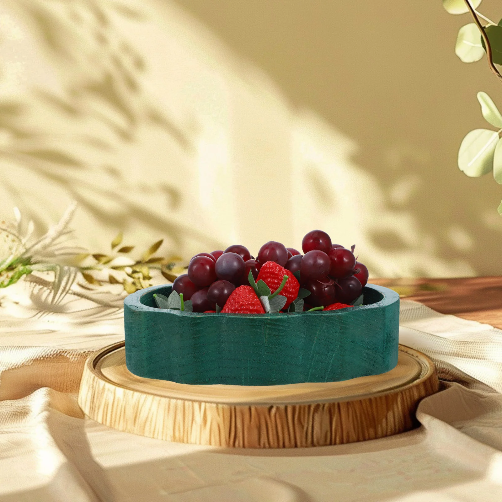 Деревянная миска с тыквой миски поднос для фруктов подносы десертов сервировки