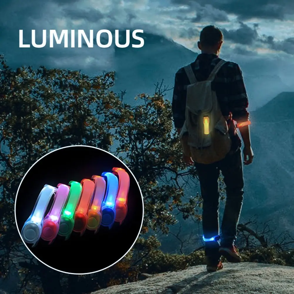 

Equipment Birthday Gifts Adjustable Outdoor Sports Night Running Arm Belt Night Warning Wristband LED Light Up Armband