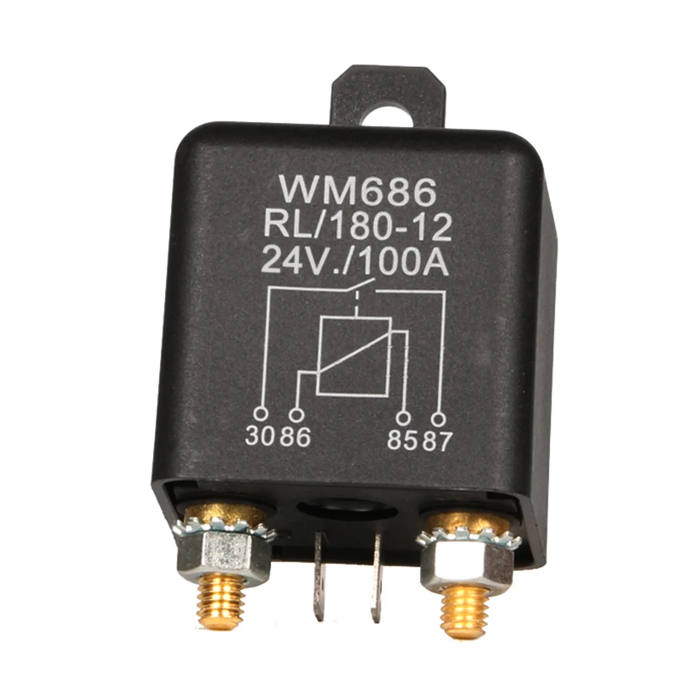 

Сильноточное автомобильное грузовое реле 24 В/12 В 200 А/100 А непрерывного типа автомобильное модульное реле нормально открытое