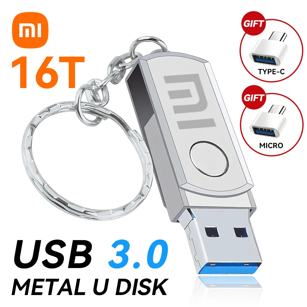 

Xiaomi Mini 2TB 3.0 Metal Usb Flash Drive 1TB Pen Drive High Speed Memory Stick 16TB U Disk Pendrive Usb 3.0 Memory