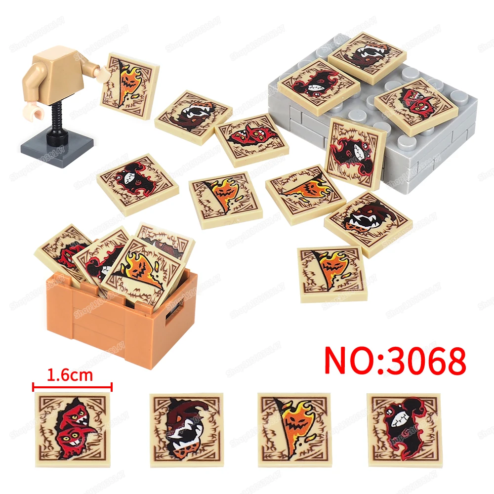 Модель демона 3068 печатные строительные блоки плитки волшебное предательство