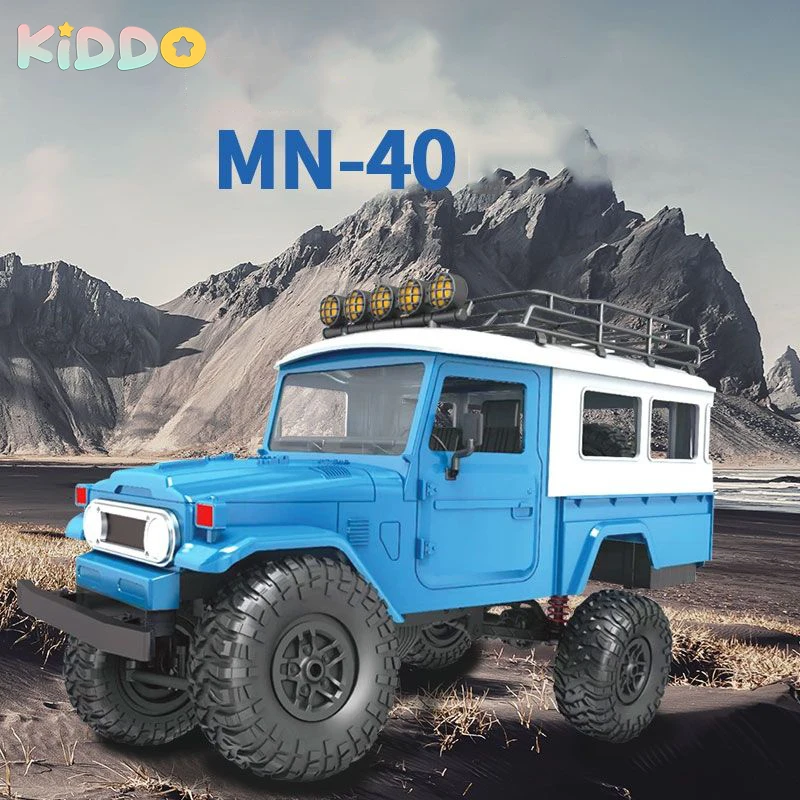 

MN40 RC Car Rock Crawler 1/16 2.4G 4WD Remote Control Car Climbing Off-road High Speed Off Road Car Led Light Vehicle Toy Gifts