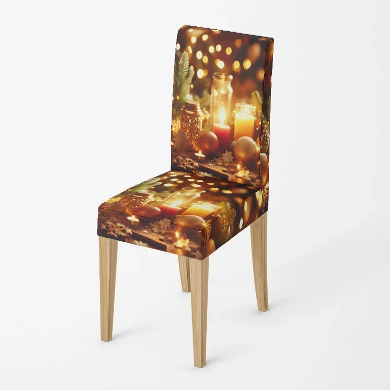 Чехлы для домашних стульев кухонные регулируемые эластичные тканевые чехлы на