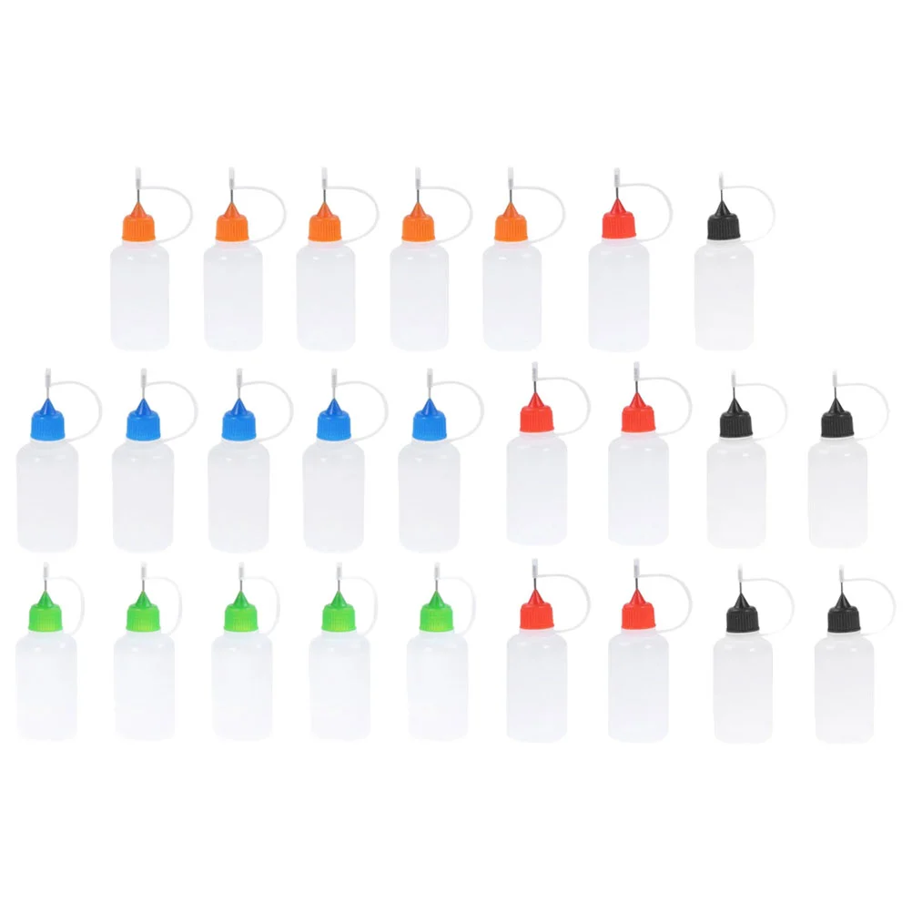 

25Pcs Precision Tip Applicator Bottles Glue Pigment Squeeze Bottles Storage Glue Bottles