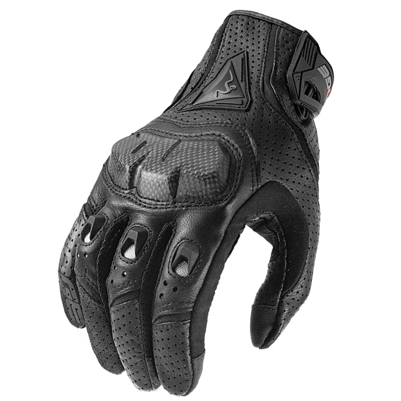

Мотоциклетные Перчатки Guantes, перчатки из натуральной кожи, из углеродного волокна, для езды по бездорожью и гонок