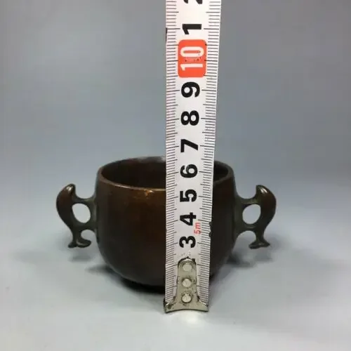 85 мм сбор китайских бронзовых курильниц Unitas/две рыбы маленькая курильница