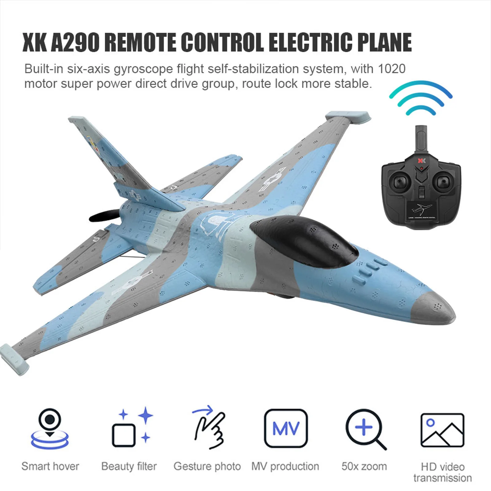 

Wltoys XK A290 3CH RC самолеты с дистанционным радиоуправлением Электрический самолет 320 мм летательный аппарат разлетающийся самолёт из пенополис...