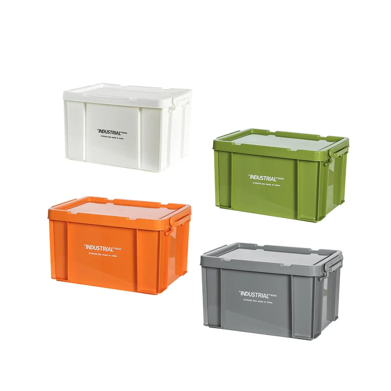 

Outdoor Storage Box Multifunctional with Lid Portable Storage Container Storage