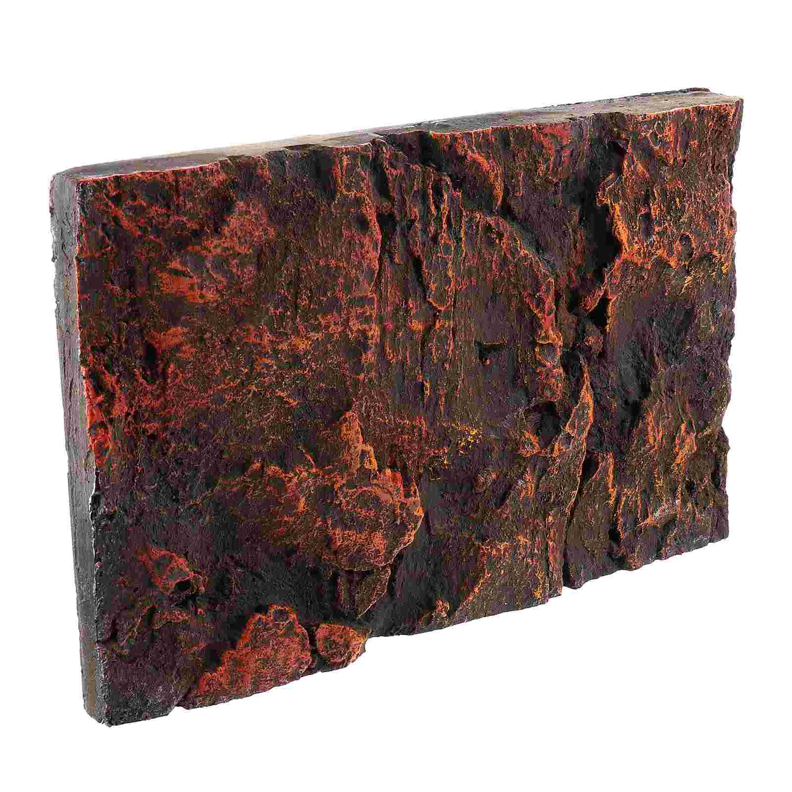 

Background Tank Reptile Terrarium Board 3D Aquarium Forcork Turtle Plate Decorative Tile Lizard Cage Decor Backgrounds