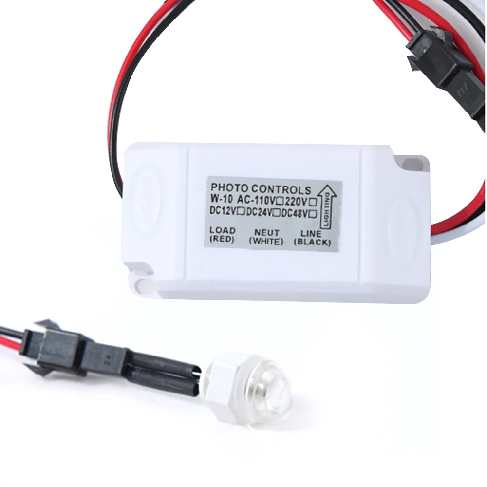 IP44 DC12V 24V 220VAC Mini Outdoor Light Control Photo Sensor Switch Rainproof for Lamps |