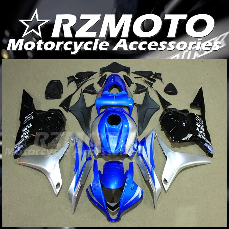 

4Gifts New ABS Motorcycle Fairing For Fit Honda CBR600RR F5 2009 2010 2011 2012 Custom Fairings Kit Bodywork Shell Blue Silver