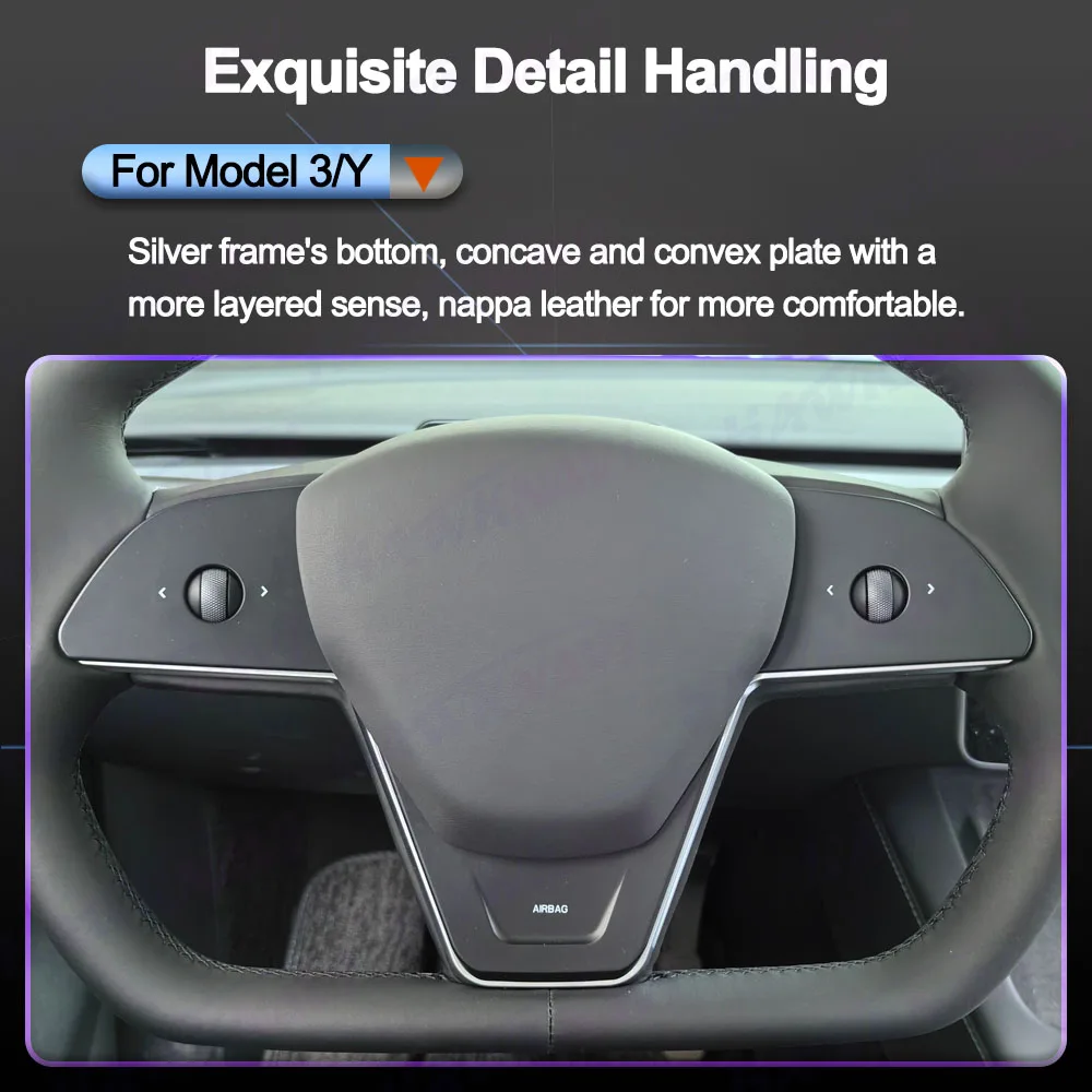 Hawknavi новый стиль кибергрузовик кокетка Рулевое колесо для Tesla модели Y Модель 3 2023