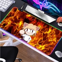 neco arc rubber keyboard gamer girl mouse pad anime gaming accessories pc rgb mousepad desk mat pad mause carpet office table