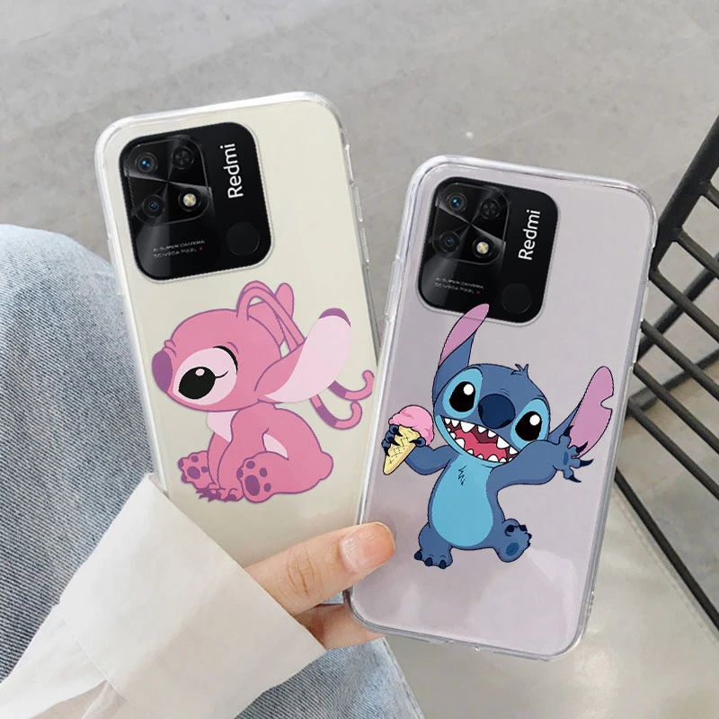 Забавный чехол Stich Monster для Redmi 10 10C 10A Note10 телефона из аниме мягкий прозрачный Xiaomi C