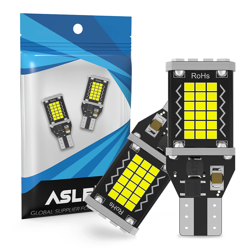 

2pcs W16W T15 Led 921 912 Reverse Light Blub Lamp 54pcs 2016SMD LED Canbus For BMW F12 F13 F06 Car Backup Reverse Light 12V