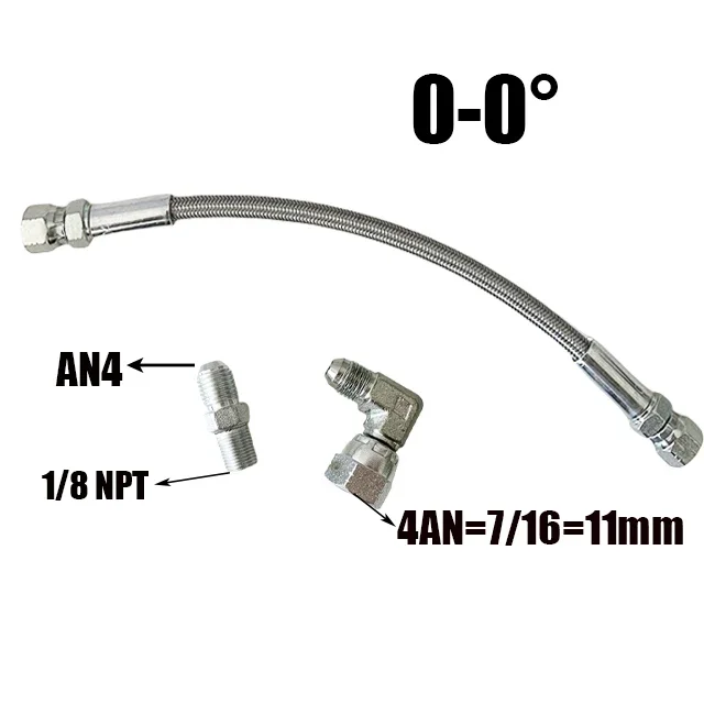 

Линия подачи масла турбонаддува PQY 1/8 NPT AN4 30-500 см