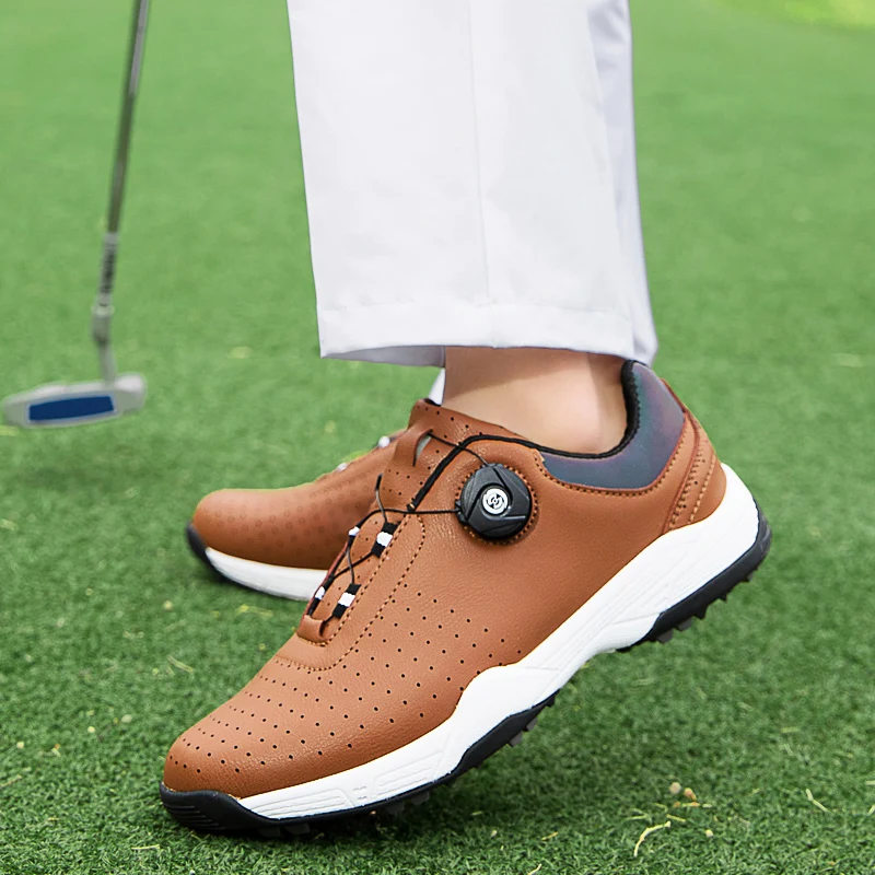 New Golf Shoes Outdoor Leisure Sports Shoes Men's and Women's Non Slip Golf Shoes Professional Golf Player Training Shoes