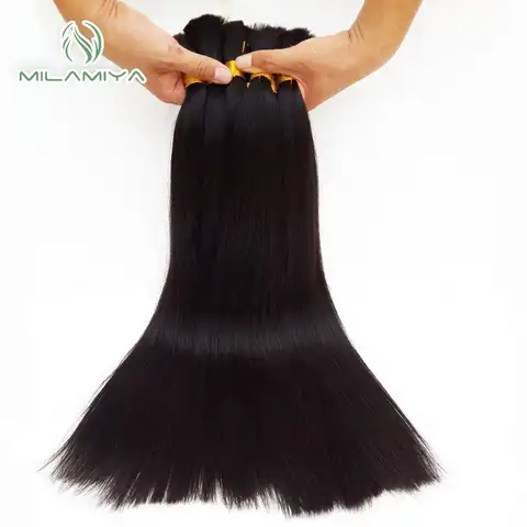 Натуральные волосы для плетения волос, 100% натуральные человеческие волосы для плетения волос