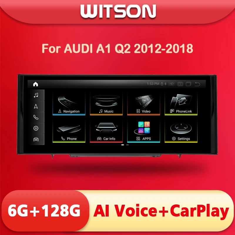 

Автомобильное радио для AUDI Q3 2012-2018 RMC HN + R Android мультимедийный плеер левый и правый руль WIFI DSP ЦП 450 662 10,25 "12,3"