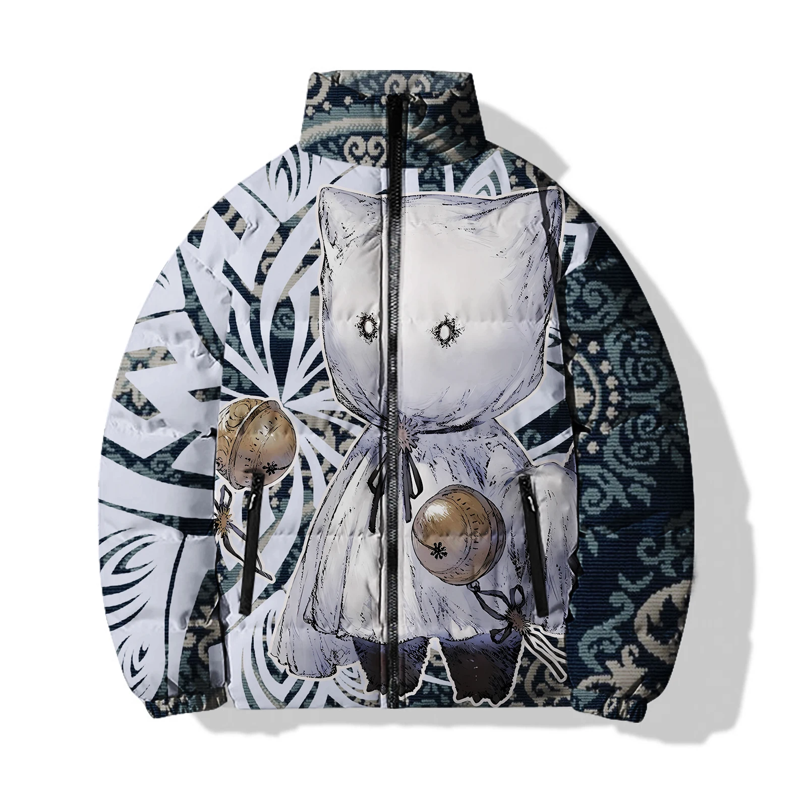 Cute New |-f-| Down Jackets Man 2024 Light Men's Winter Cool Anime Japanese Style Modern Fashion Warm Affordable Padding