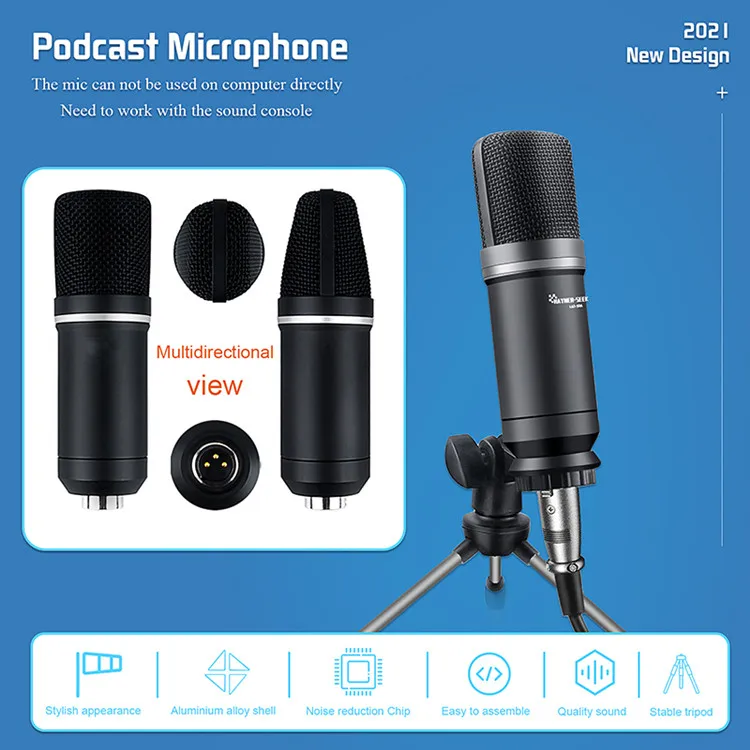P2 Podcast Microphone Live Sound Card Sound Board with Audio Mixer Voice Changer Audio Interface enlarge
