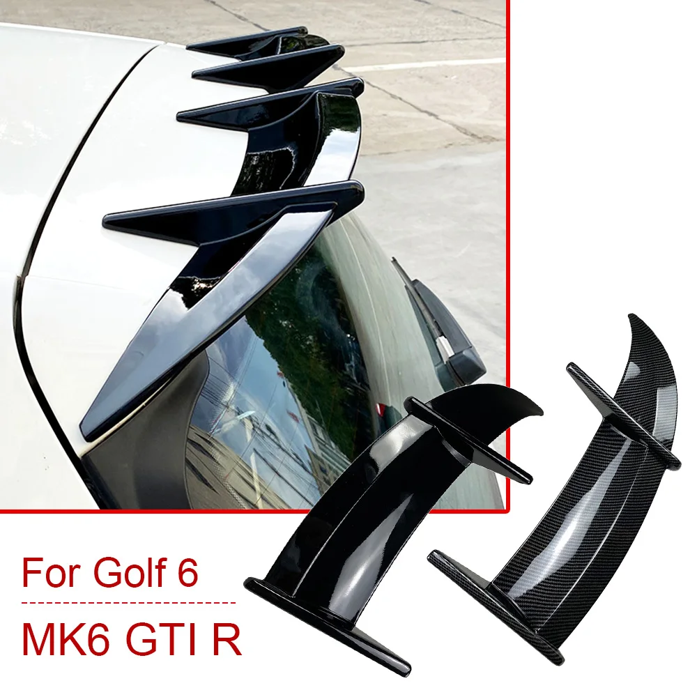 

Rear Spoiler For Golf 6 MK6 GTI R AK ABS Trunk Roof Extension Tail Wing Gloss Black Car Accessories 2008 2009 2010 2011-2013