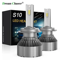 dreamchaser s10 3000k 110w h4 h7 led lamp double copper tube 4300k led lights for car h11 hb3 9005 hb4 9006 led headlight bulb