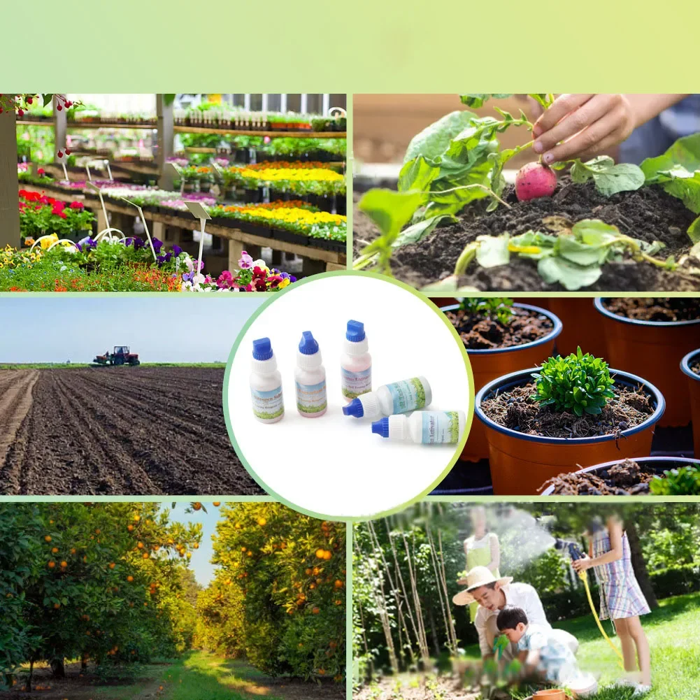 10 мл набор для тестирования почвы PH азот фосфор калия измерительный инструмент