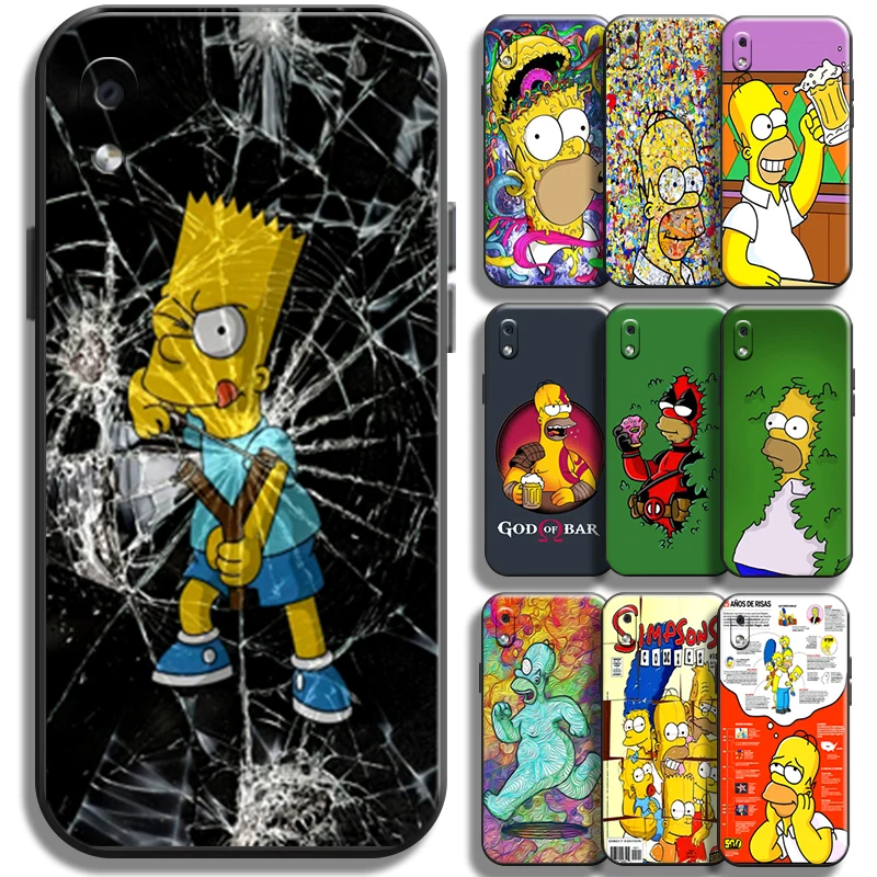 

Funny Homer Simpson Family For Samsung Galaxy A10 A10S Phone Case TPU Carcasa Liquid Silicon Shell Soft Funda Cases