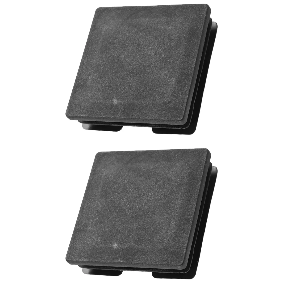 Пластиковые квадратные колпачки 75 мм x вставки для труб торцевая заглушка 2 шт.