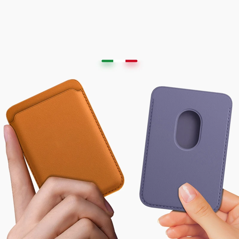 Официальный Магнитный кожаный кошелек Macsafe чехол с держателем для карт iPhone 12 11 13