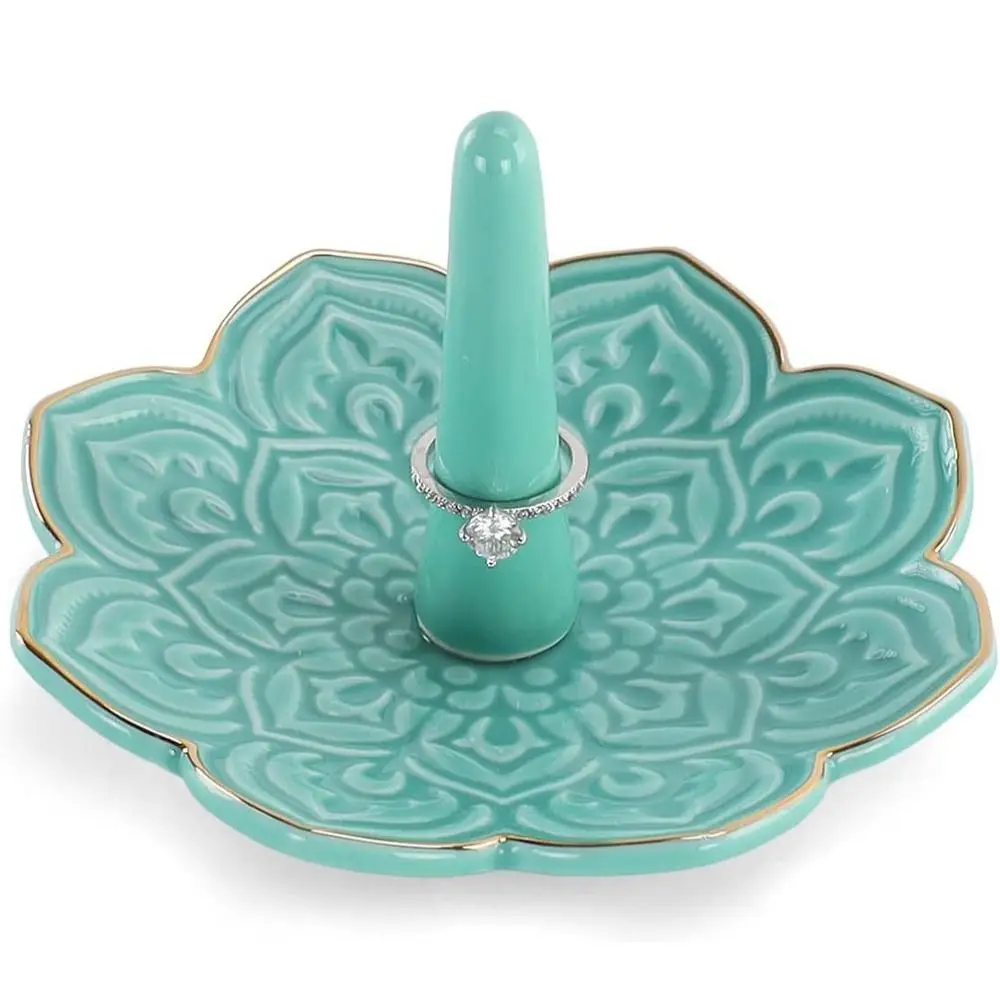 

Керамическая тарелка для колец Lotus Manteau