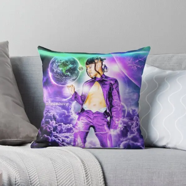 

Lefteye Universe Printing Throw Pillow Cover Soft Square Throw Case Decor Home Fashion Office Car Pillows not include