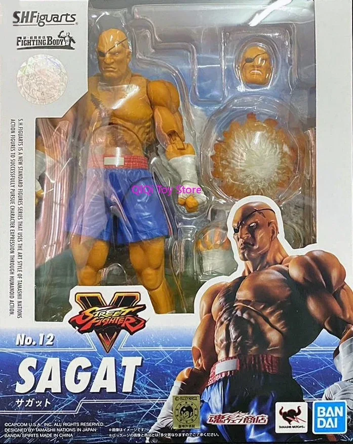 Фото В наличии: Коллекционные подвижные фигурки Bandai SHF Street Fighter 5 (Кен, Сакура, Вега, Сагат, Рю, Чун-Ли), аниме-модели, подарочная коллекция №3