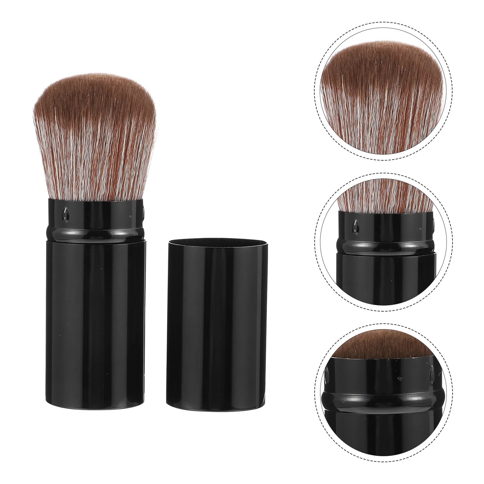 

Brush Blush Makeupretractable Brushes Kabuki Loose Face Portablefor Cover Travel Telescopic Bronzer Foundation Women Blusher